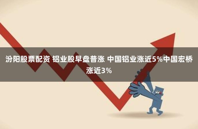 汾阳股票配资 铝业股早盘普涨 中国铝业涨近5%中国宏桥涨近3%